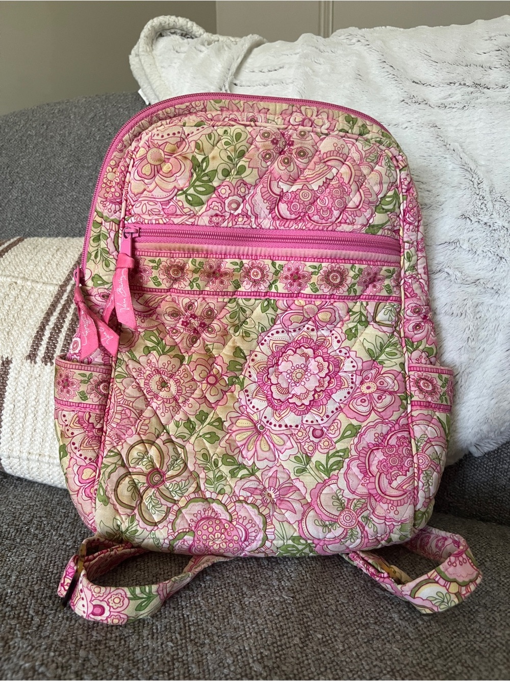 Vera Bradley quilted floral backpack